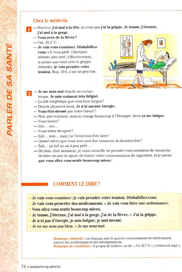 COMPROG 067 PARLER DE SA SANTE Chez le medecin